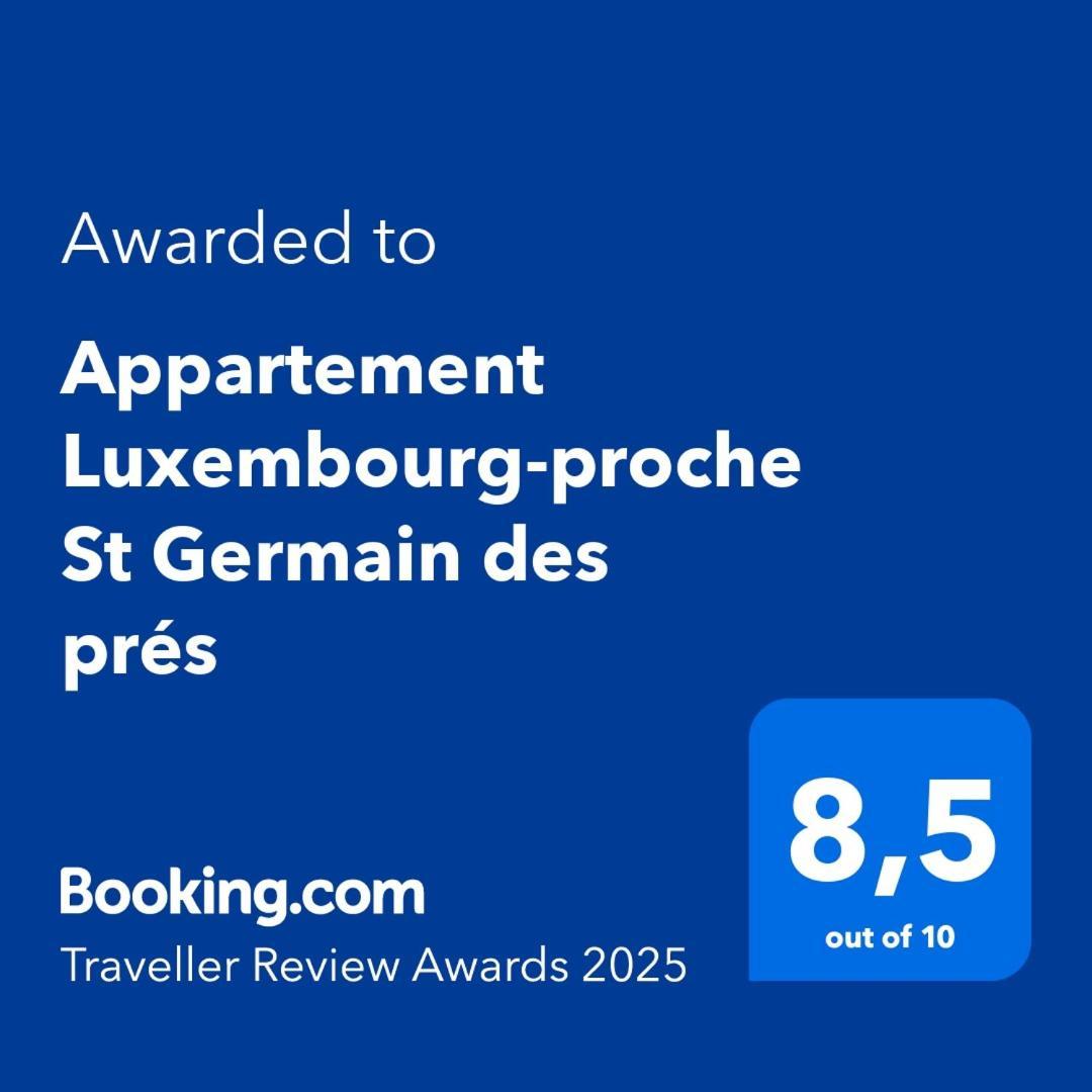 Appartement Luxembourg-Proche St Germain Des Pres París Exterior foto